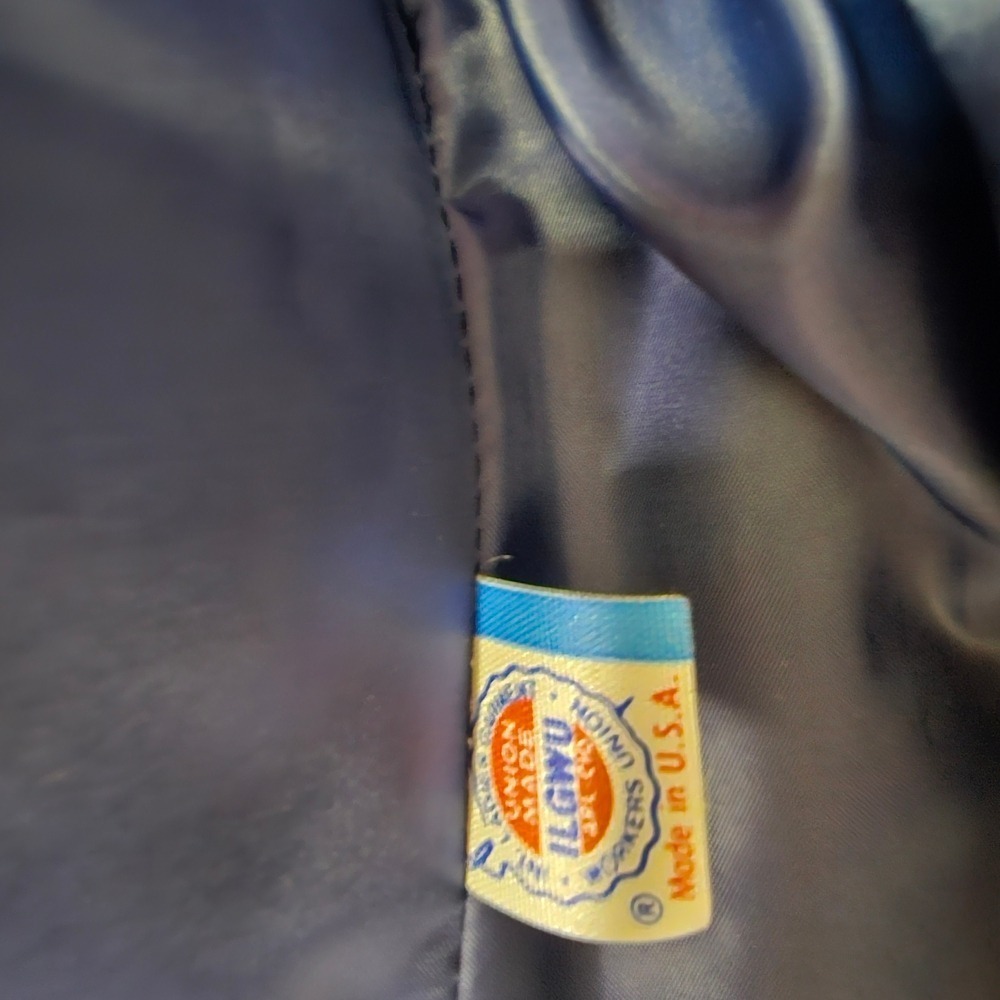 Vintage Adolf Schuman For Lilli Ann Blue Uktra Suede Blazer - Picture 3 of 7